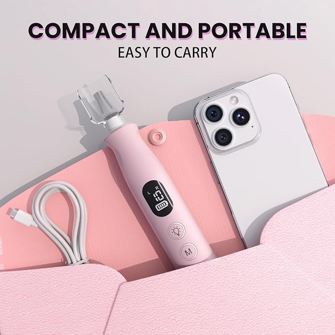Electric Nail Drill, Cordless 2000 mAh Rechargeable Portable Nail File 12 in 1 - Image 6