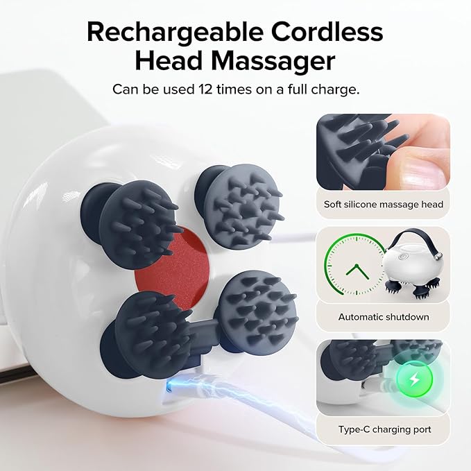 Scalp Massager, Head Massager Scalp - Image 3
