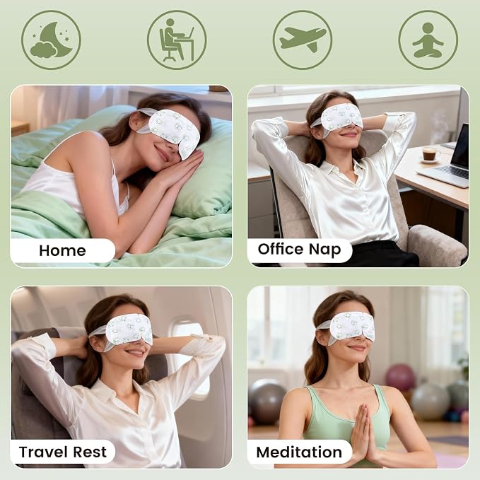 Steam Eye Mask, 5 Packs Unscented Self Heating Heated Eye Mask - Image 6