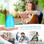 Homeweeks Diffusers, 100ml Colorful Essential Oil Diffuser - Image 2