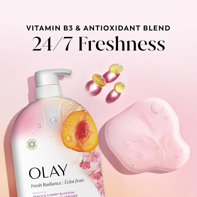Olay Body Wash for Women, Fresh Radiance, 24/7 Skin-Loving Freshness, Visibly - Image 3