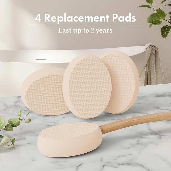 AmazerBath Lotion Applicator for Back, 4 Replacement Pads - Image 6