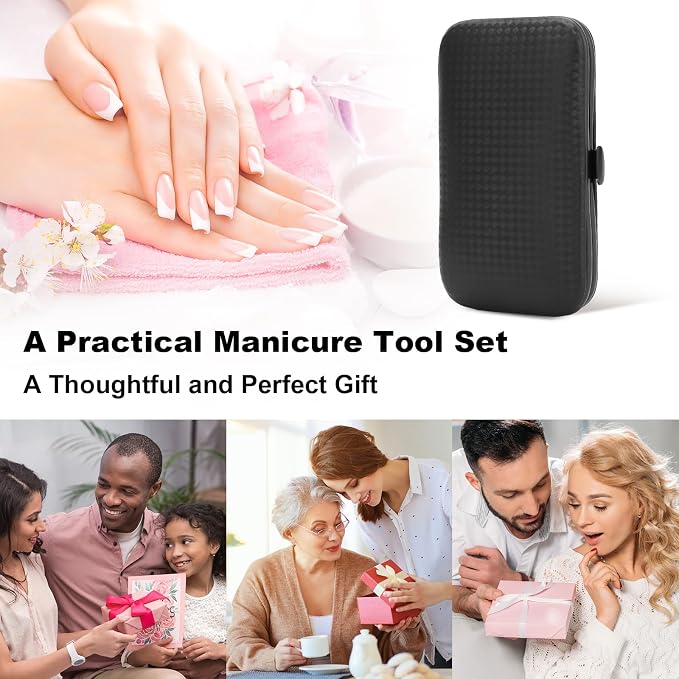 Manicure Set-Stainless Steel Nail Care Set-Professional 7 in 1 Ingrown Toenail - Image 7