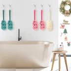 Back Scrubber for Shower, Qewro Loofah on a Stick as Shower Brush Exfoliating - Image 6