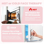 RelaxCoo Ice Face Eye Mask for Dark Circles and Puffiness Cold Warm Compress - Image 5