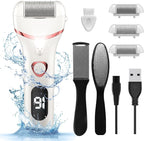 Electric Foot Callus Remover, Rechargeable Portable Electronic Foot File by Geopu