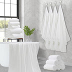 18 Piece Family Bath Towel Set Include 6 Bath Towels, 6 Hand Towels and 6 - Image 8