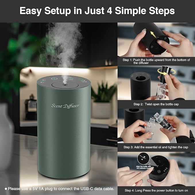 Waterless Essential Oil Diffuser Starter Kit - Image 6