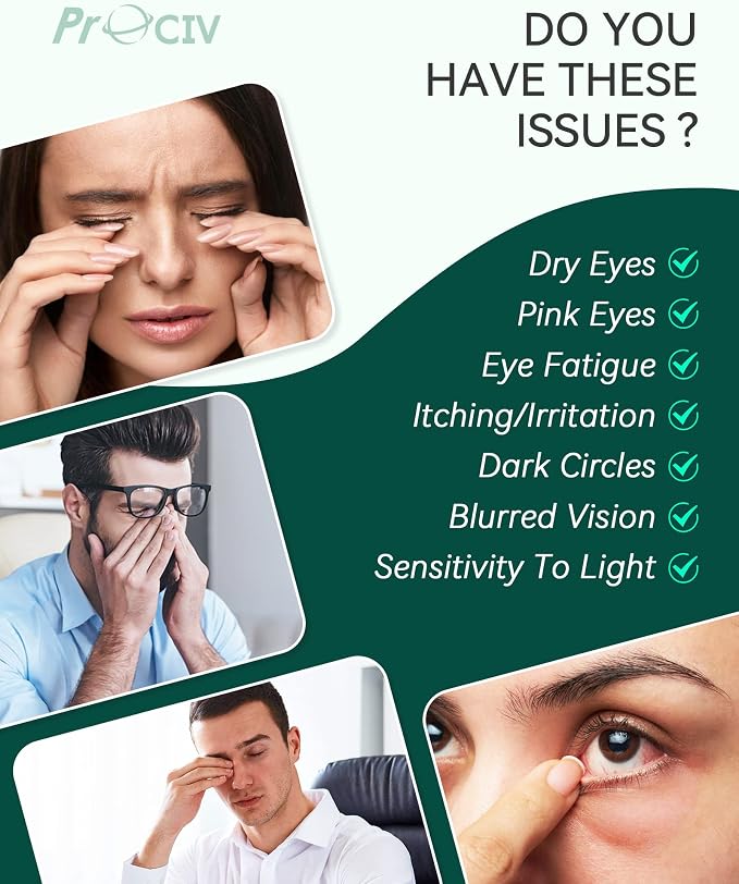 30PCS Steam Eye Masks for Dry Eyes & Fatigue Relief, Self-Heating Eye Mask for - Image 2