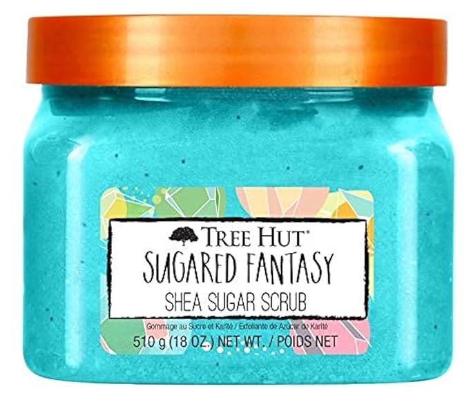 Tree Hut Sugared Fantasy Shea Sugar Scrub, Exfoliating, Hydrating & by TreeHut