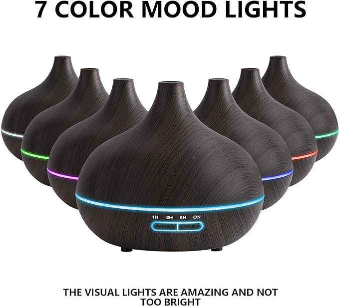Diffusers for Essential Oils Large Room, 550ml Essential Oil Diffusers - Image 5