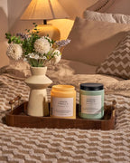 M&SENSE Lemon Vanilla Scented Candles, 19.4oz Organic Soy Wax, 110 Hours Long - Image 8
