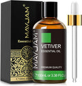 MAYJAM Premium Grade Vetiver Essential Oil - 100ML/3.38FL.OZ by MAYJAM