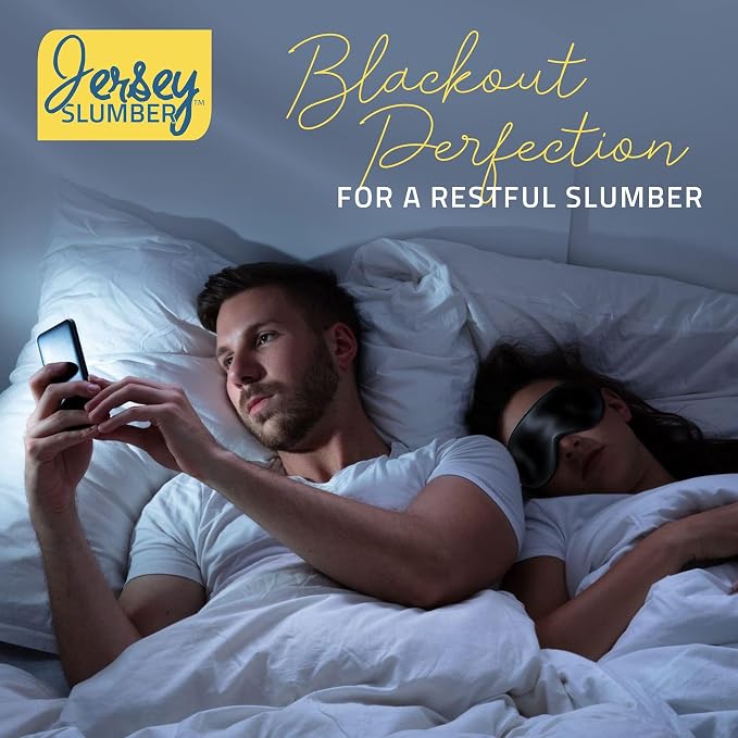 Jersey Slumber 100% Silk Sleep Mask - Image 5