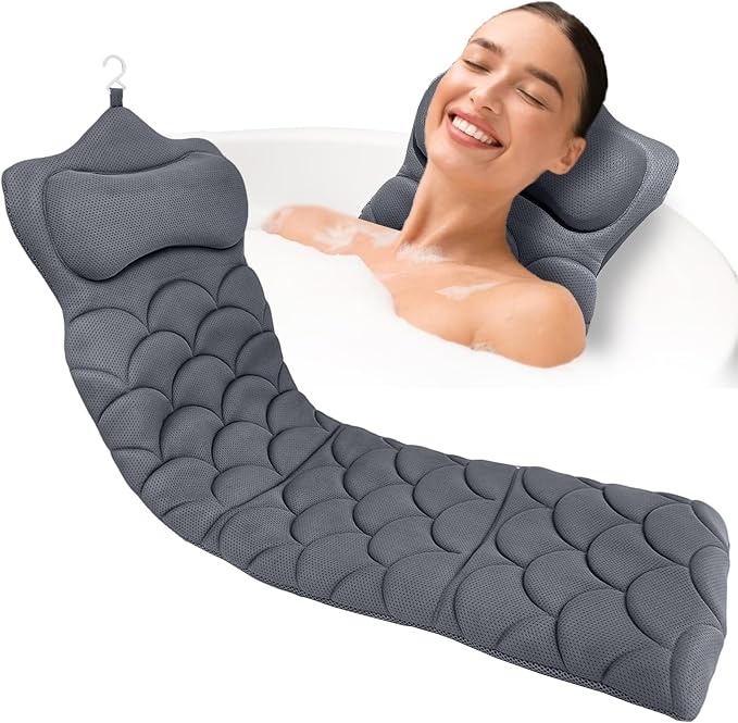 REEZEIVI Full Body Bath Pillow, Thick Bathtub Cushion by REEZEIVI