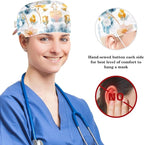 Scrub Cap, Nurse Hat, Surgical Cap - Image 3