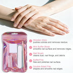 5-Piece Disposable Manicure Kit, Bulk Mini Nail Care Set - Image 4