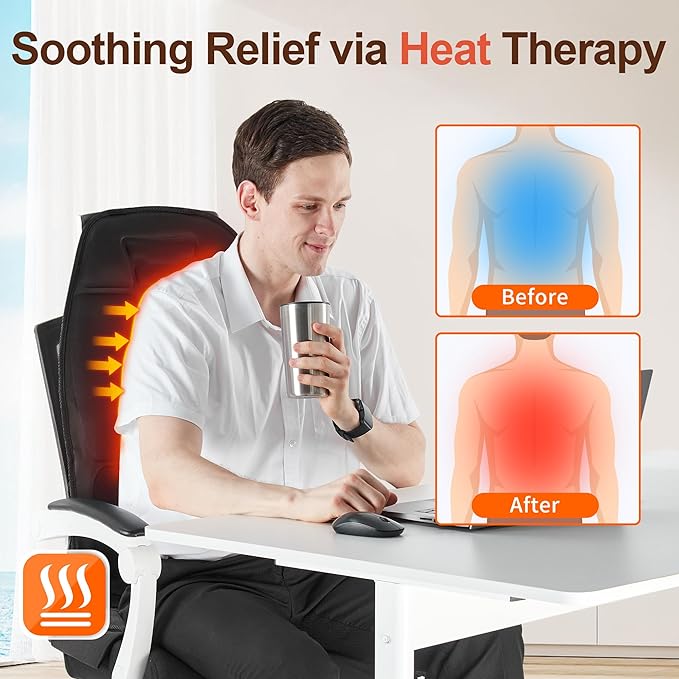 Back Massager with Heat, Cooling Back Massager - Image 3