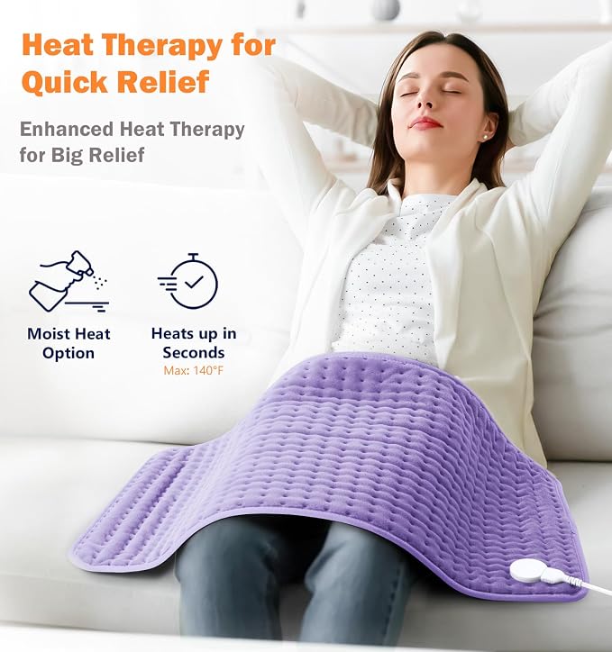 Heated Pad for Back/Neck/Shoulder Pain Relief - Image 3
