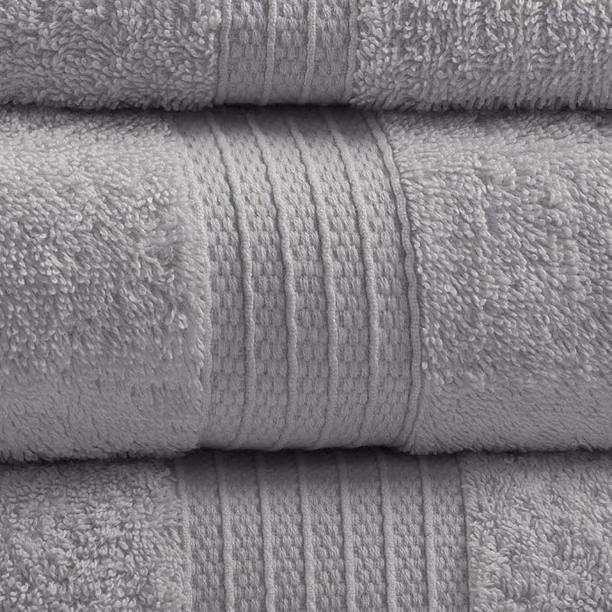 Madison Park Organic 100% Cotton Bathroom Towel Set, Hotel & Spa Quality Highly by MADISONPARK