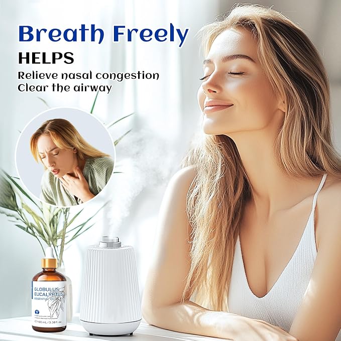 HIQILI Eucalyptus Essential Oil 1 Fl Oz, 100% Pure Natural Therapeutic Grade - Image 2