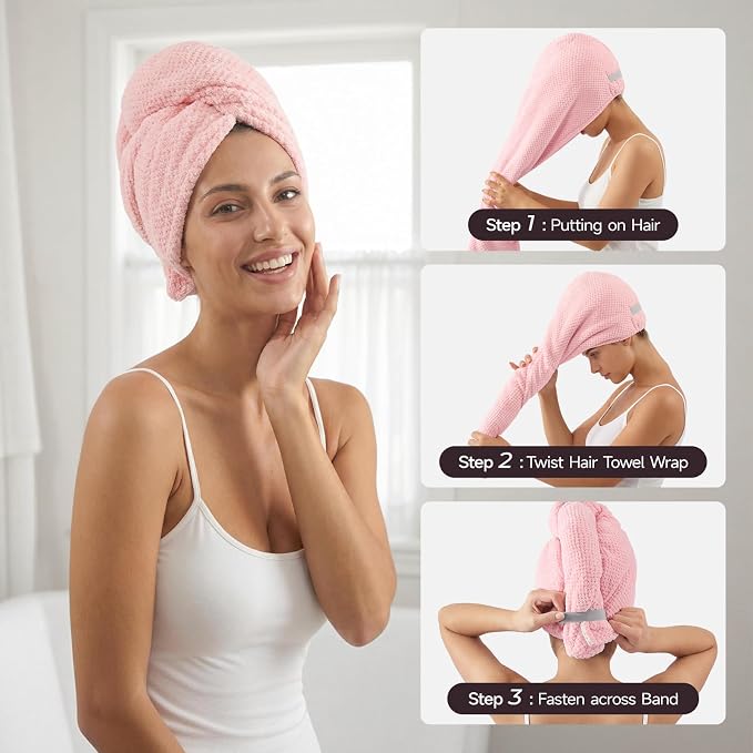 REDKISS Microfiber Hair Towel Wrap - Image 8