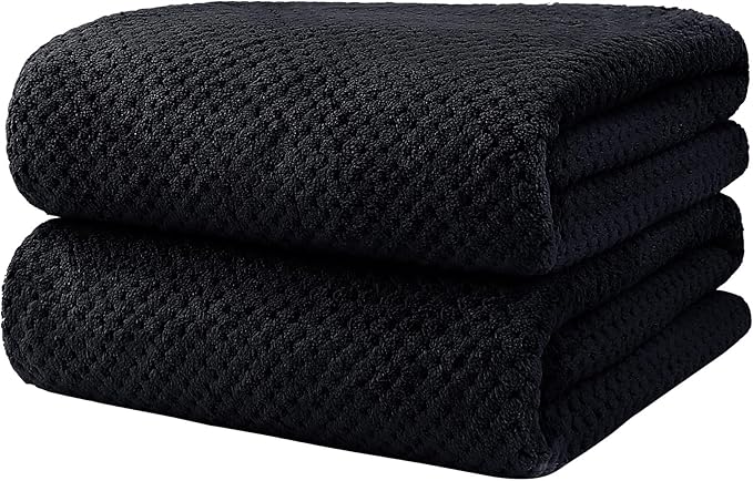 HOMEXCEL Bath Towels Pack of 2, Microfiber Ultra Soft Highly Absorbent Bath by HOMEXCEL