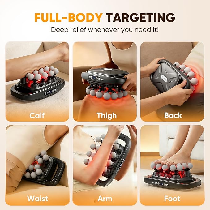 20-Head Massage Gun, Deep Tissue Percussion Massager - Image 4