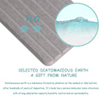 NiuYichee 2 PCS Water Absorbent diatomite Coasters, 8.3" x 4" Water Absorbing - Image 3