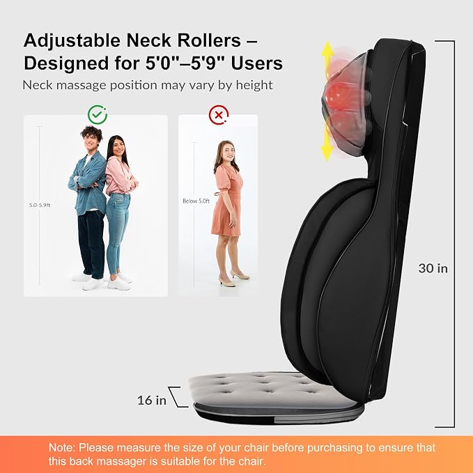 Snailax Shiatsu Neck and Back Massager - Image 4