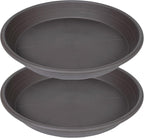 2 Pack of 19 inch Plant Saucer, Large Plant Tray, Heavy Sturdy Plant Drainage by Unknown