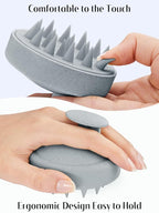 HEETA Scalp Massager Hair Growth, Soft Silicone Scalp Scrubber Shampoo Brush - Image 5