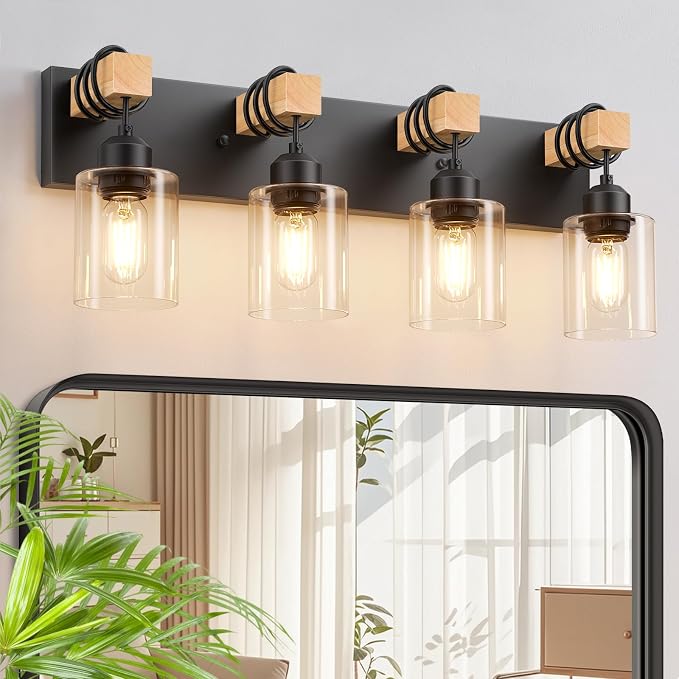 Licperron 4-Lights Farmhouse Vanity Lights by Licperron