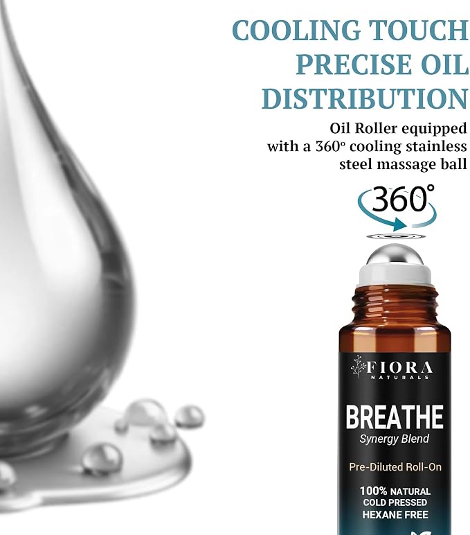 Fiora Naturals Breathe Essential Oil Roll-On Blend - Image 6