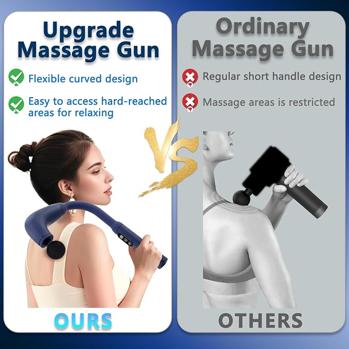UFFAE Massage Gun with Upgraded Extension Handle, Back Massager - Image 2