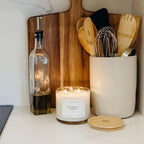 Calyan Wax Co. Oakmoss & Amber 3 Wick Scented Candle - Image 5