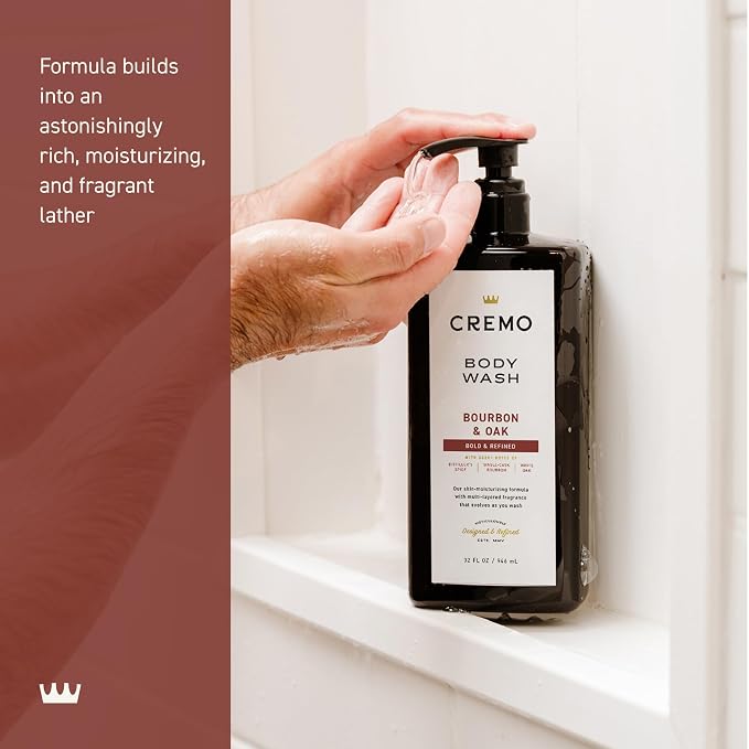 Cremo Rich-Lathering Bourbon & Oak Body Wash - Image 4