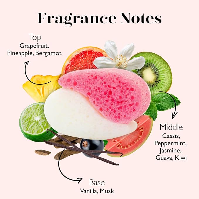 Spongellé Essentials Grapefruit Blush Mani/Pedi Buffer | Exfoliating Foot & - Image 3