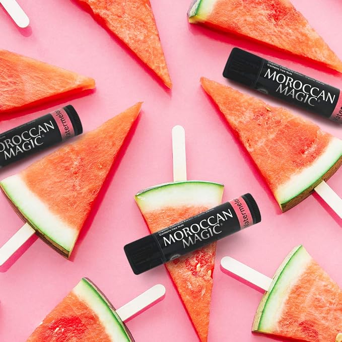 Moroccan Magic Organic Watermelon Lip Balm 3 Pack | Ultra-Hydrating Argan & - Image 7