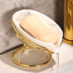 Dobbyby Leaf-Shaped Ceramic Soap Dish by Dobbyby