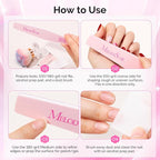 MelodySusie Nail File Kit, Professional Nail Art Manicure Pedicure Supplies - Image 7