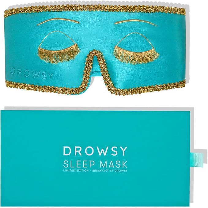 DROWSY Breakfast at Drowsy Silk Sleep Mask – 100% Pure Mulberry Silk, Total - Image 8