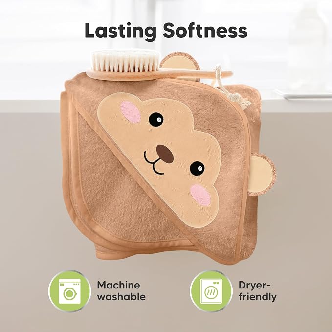 KeaBabies Hooded Baby Towel for Newborn - Image 6