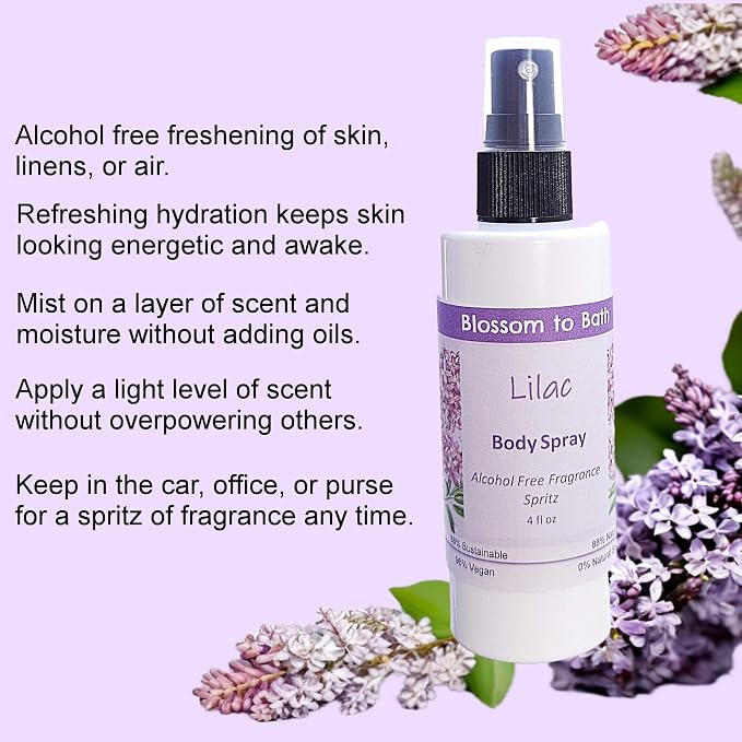 Blossom to Bath Lilac Body Spray - Image 3