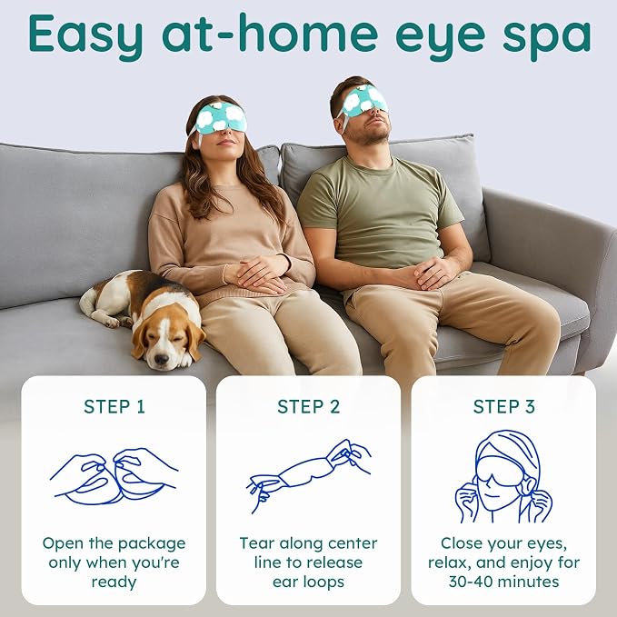 16 Pack Unscented Steam Eye Mask - Image 4