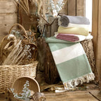 Bazaar Anatolia Turkish Beach Towel – 100% Cotton, Quick Dry, Sand Free Towel - Image 7