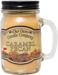 Our Own Candle Company Caramel Pecan Scented Mason Jar Candle, 100 Hour Burn by OurOwnCandleCompanycandles
