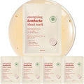 EWG Verified Kombucha Sheet Mask Lyocell 3D Snow Crystal Sheet Fermented Bifida by Thebeginningofcleanbeauty