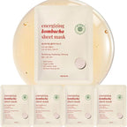 EWG Verified Kombucha Sheet Mask Lyocell 3D Snow Crystal Sheet Fermented Bifida by Thebeginningofcleanbeauty