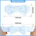 Ondder Spa Headbands for Women, Bow Makeup Skincare Headbands for Washing Face - Image 4